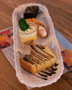 Planche de desserts italiens