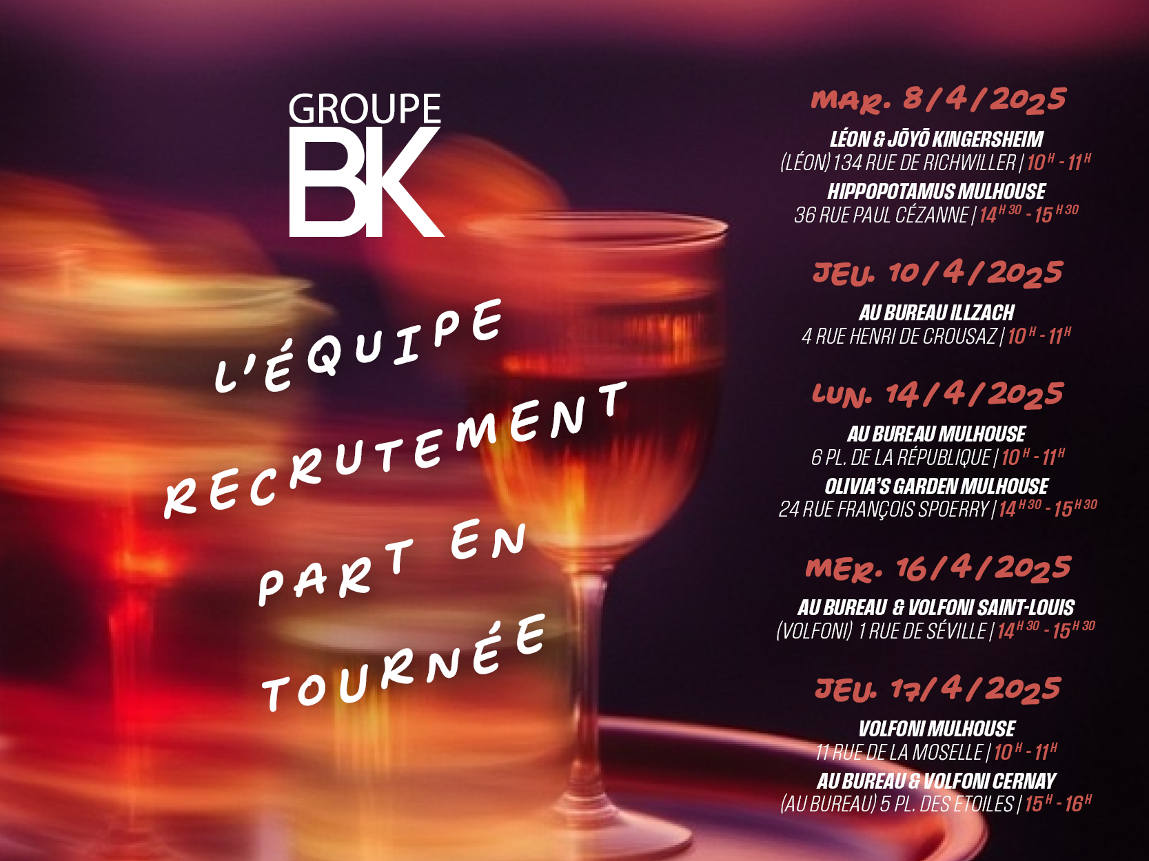 La tournée des Jobs d’été !